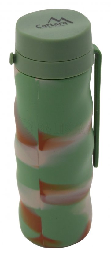 Borraccia pieghevole in silicone ARMY 550ml