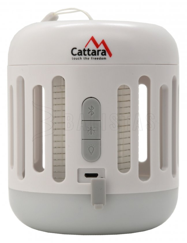 Torcia MUSIC CAGE Bluetooth ricaricabile + trappola UV per insetti