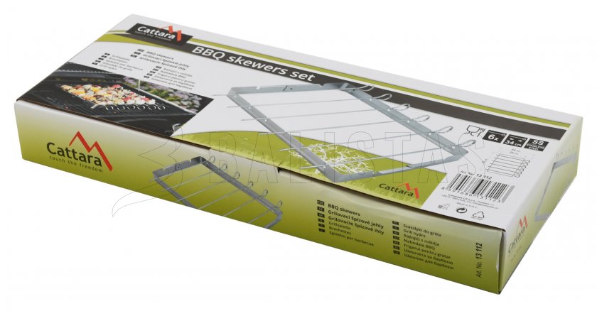 Set griglia per spiedini 6 pezzi