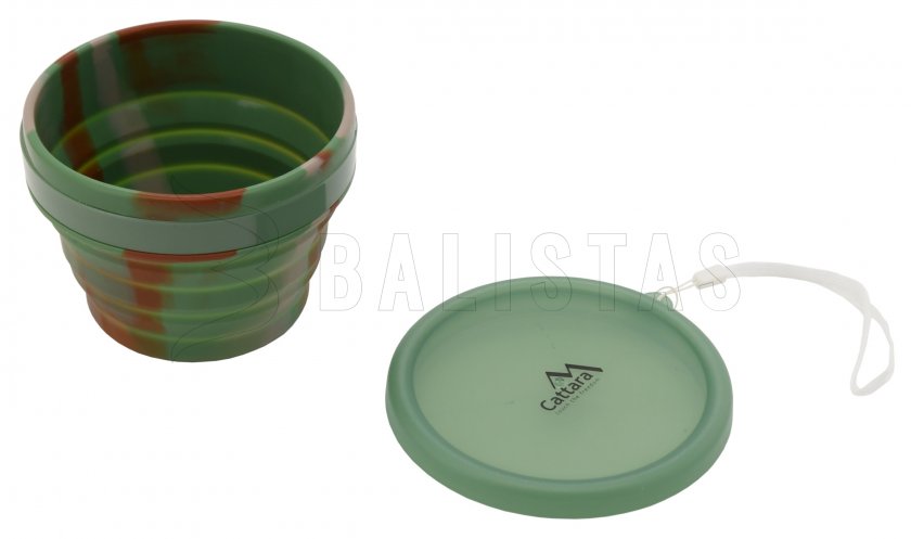Ciotola pieghevole in silicone ARMY 550ml