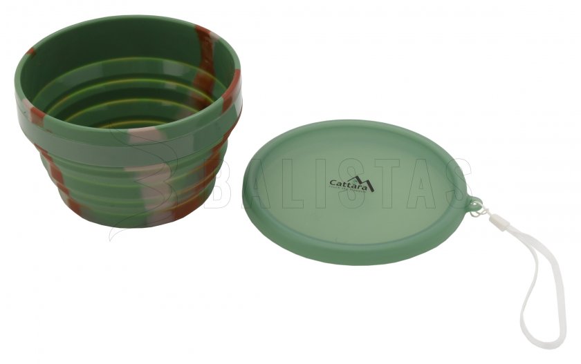 Ciotola pieghevole in silicone ARMY 950ml