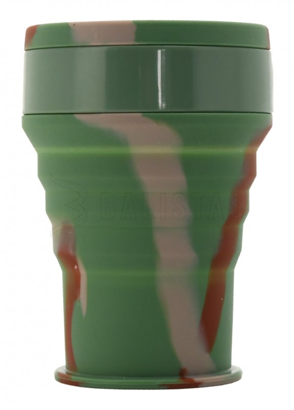 Bicchiere pieghevole in silicone ARMY 350ml