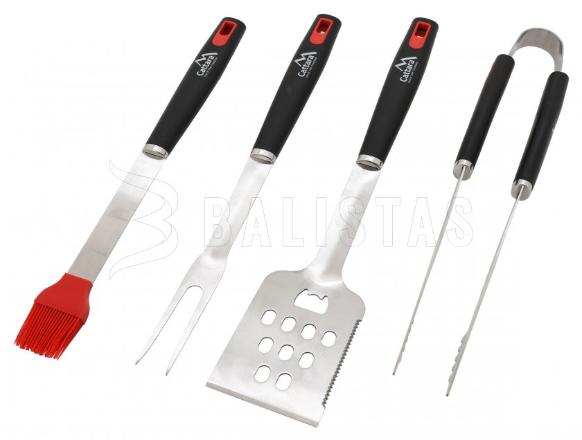 Set attrezzi da grigliare INFERNO, set 4 pz