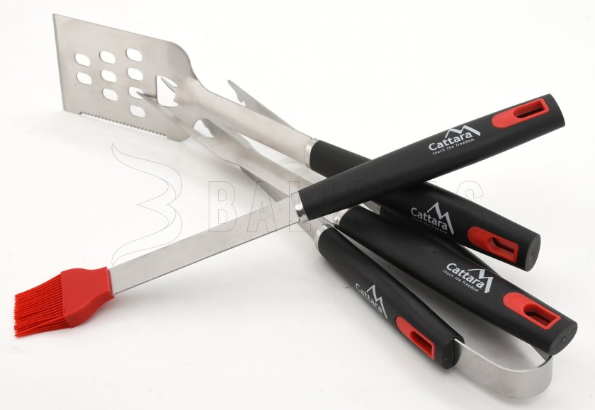 Set attrezzi da grigliare INFERNO, set 4 pz