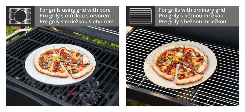 Piastra per grigliare rotonda PIZZA (per barbecue ROYAL CLASSIC e ROYAL GRANDE)