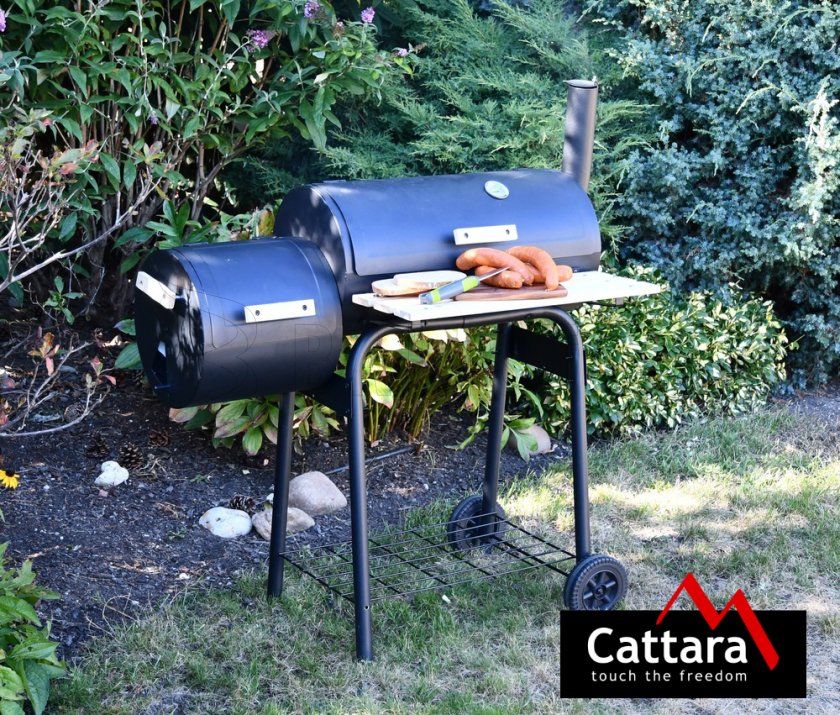 Griglia a carbone SMOKIE con affumicatore
