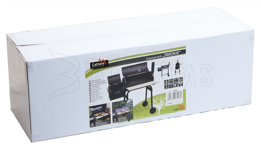 Griglia a carbone SMOKIE con affumicatore