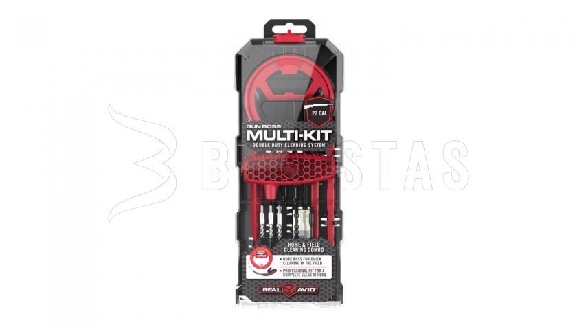 Kit di pulizia Real Avid Gun Boss Multi-Kit cal.22 (5,5mm)