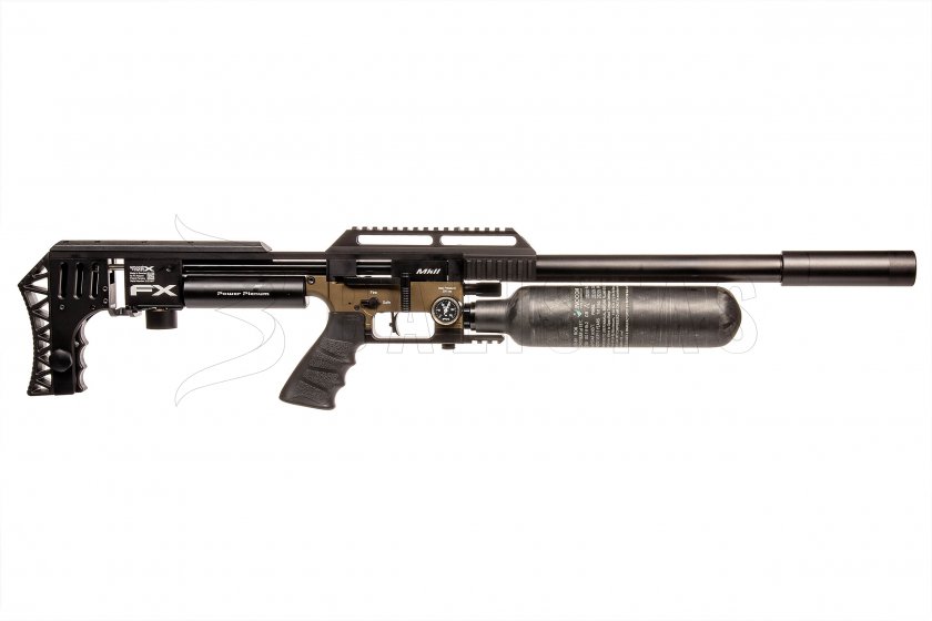 Carabina ad aria compressa FX Impact MKII, Power Plenum, Bronze 6,35mm
