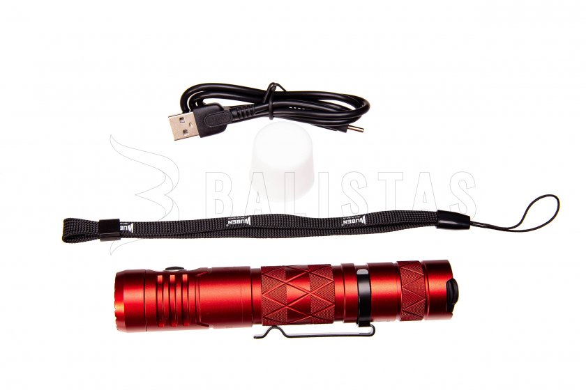 Torcia elettrica Wuben E12R rosso