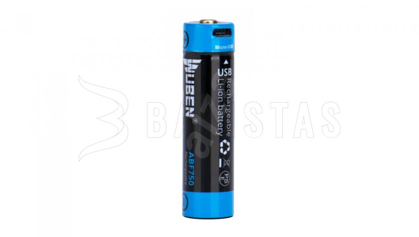 Batteria Wuben 14500B Li-Ion 750mAh