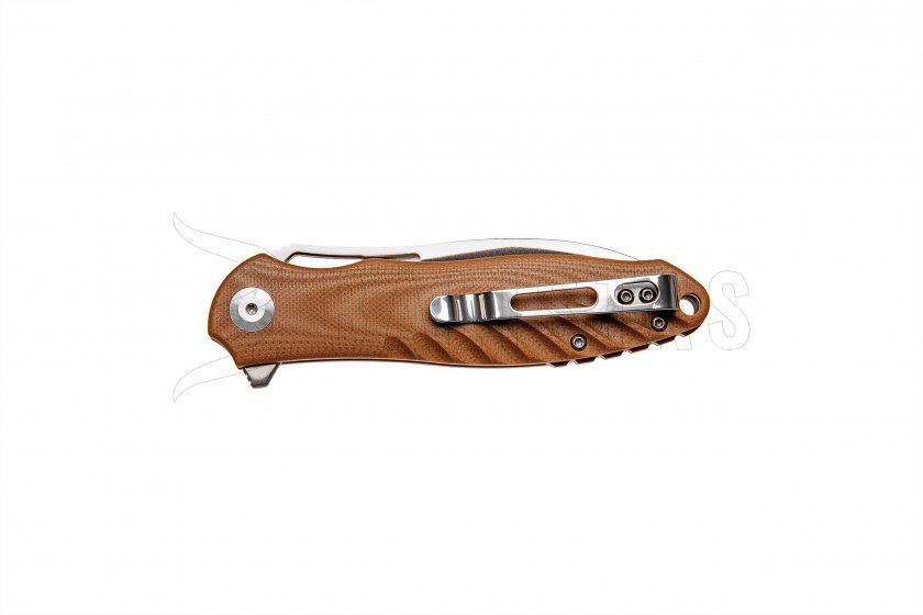 Coltello pieghevole Ganzo Firebird FH71 marrone