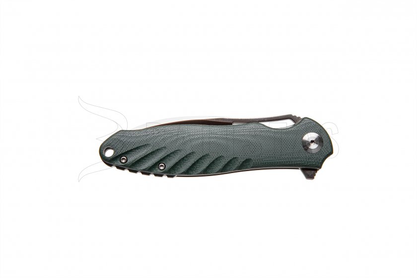 Coltello pieghevole Ganzo Firebird FH71 marrone-verde