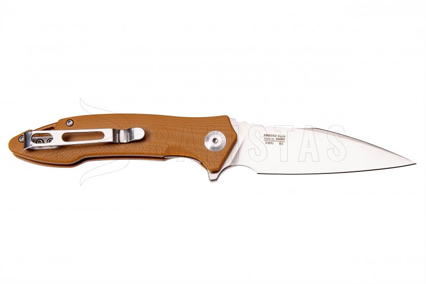 Coltello pieghevole Ganzo Firebird FH51 marrone