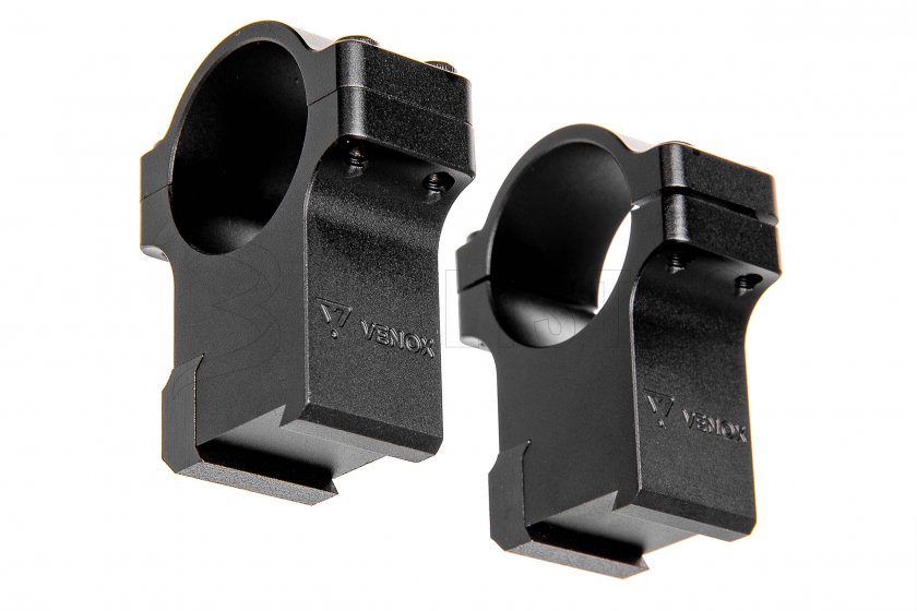 Montaggio Venox 16mm/25,4mm duralluminio alto