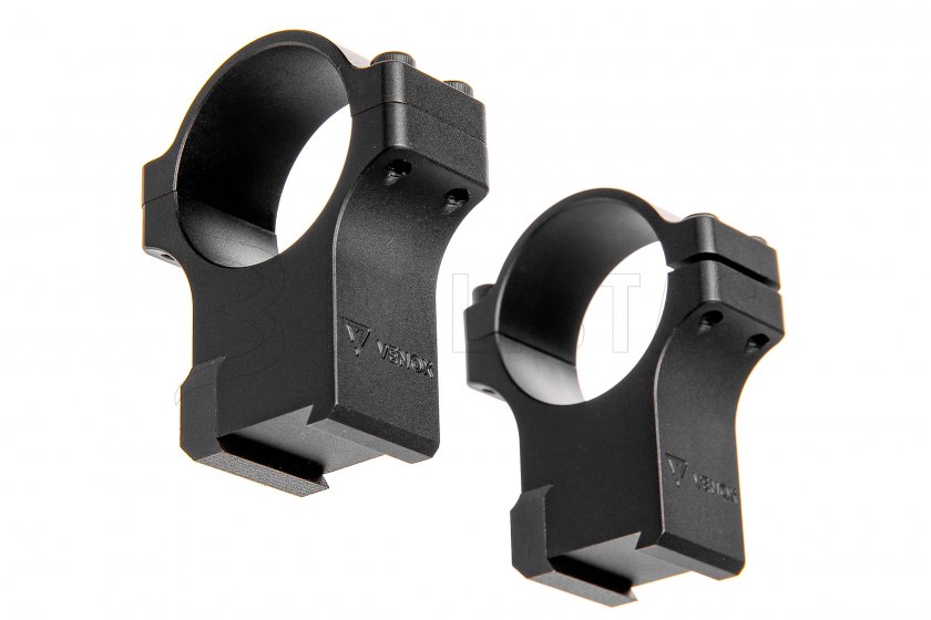 Montaggio Venox 16mm/30mm in duralluminio alto
