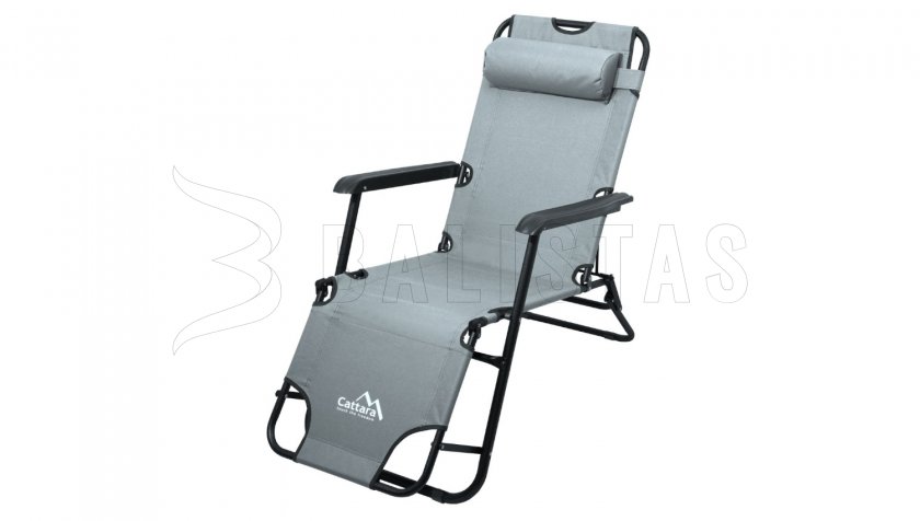 Lettino/poltrona Cattara Comfort grigio