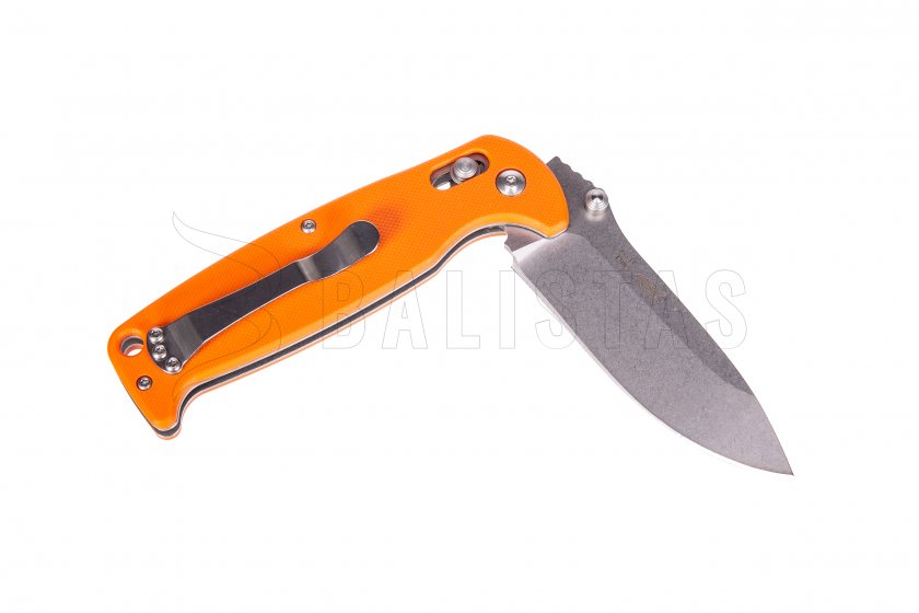 Coltello pieghevole Ganzo G7412 arancione con fischietto