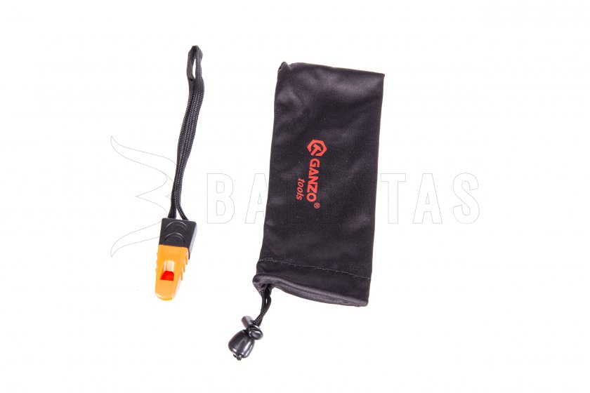 Coltello pieghevole Ganzo G7453P arancione con fischietto