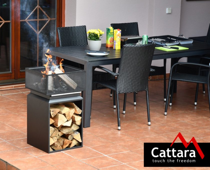 Braciere CUBE con griglia 74cm