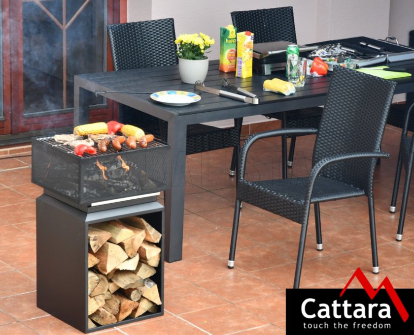 Braciere CUBE con griglia 74cm