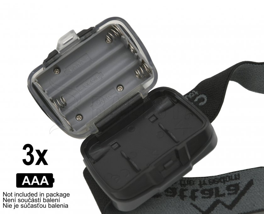 Lampada frontale Cattara HORNET 130lm COB 3xAAA