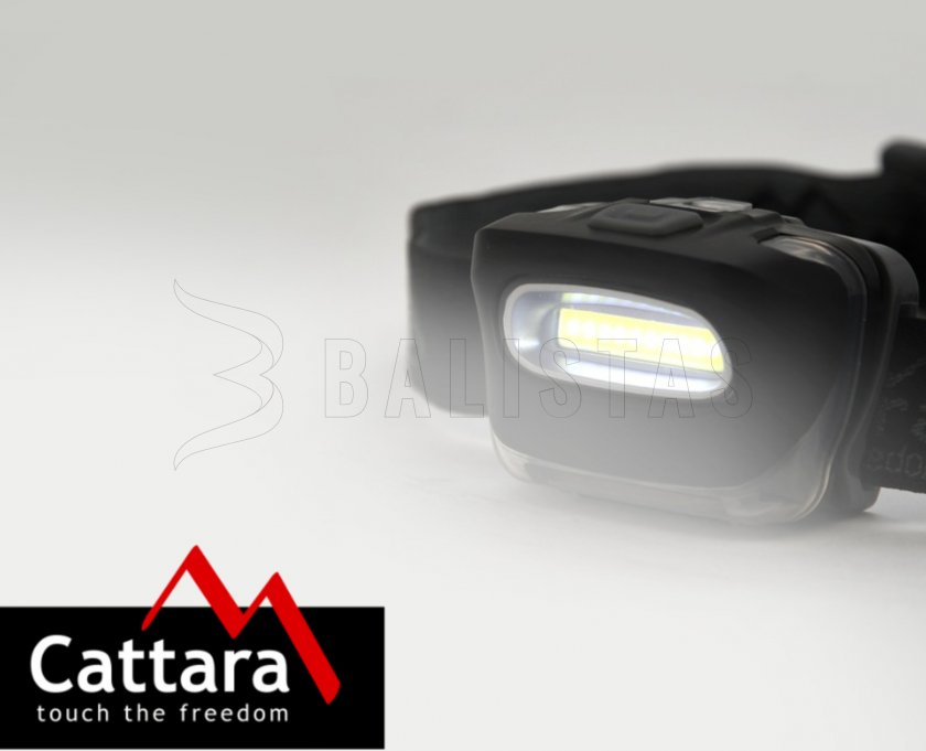 Lampada frontale Cattara HORNET 130lm COB 3xAAA