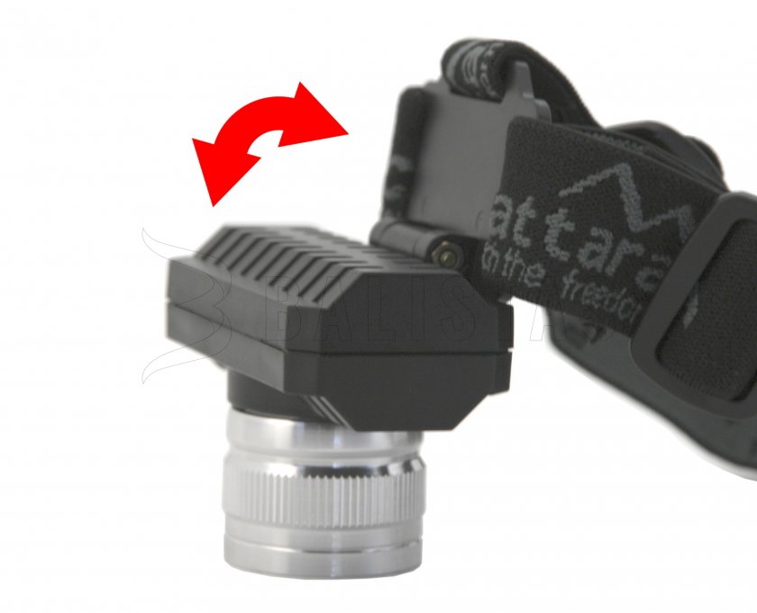 Lampada frontale Cattara SCORPION 90lm XPE ZOOM ricaricabile