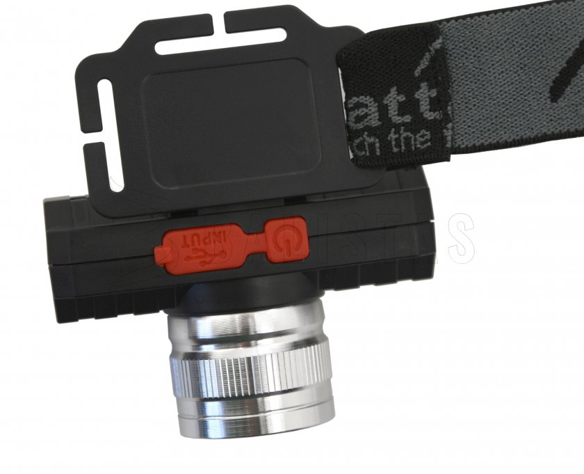 Lampada frontale Cattara SCORPION 90lm XPE ZOOM ricaricabile