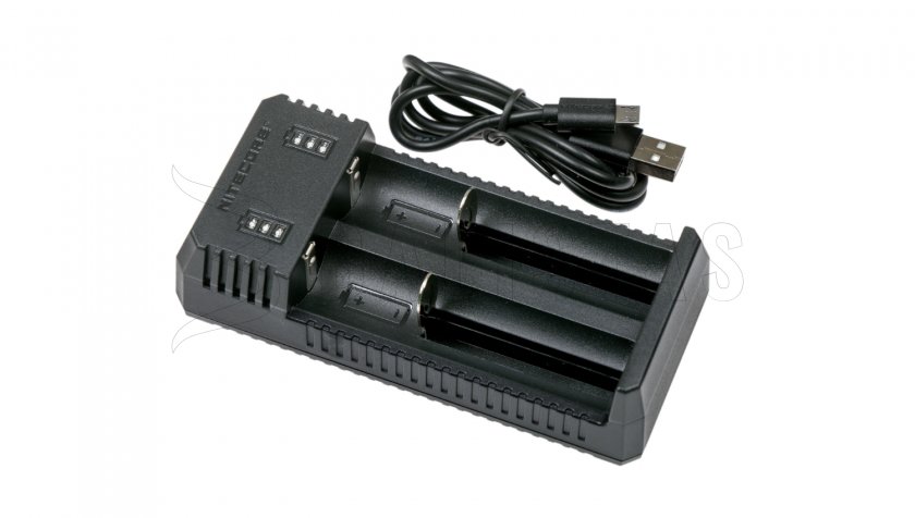 NITECORE UI2 per 2x batterie agli ioni di litio e IMR