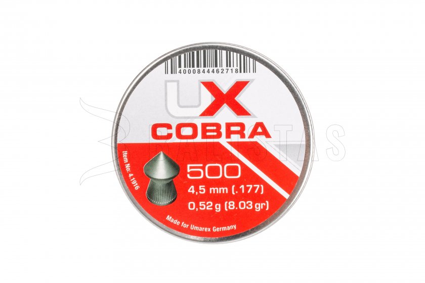 Diabolo Umarex Cobra 500pz cal.4,5mm