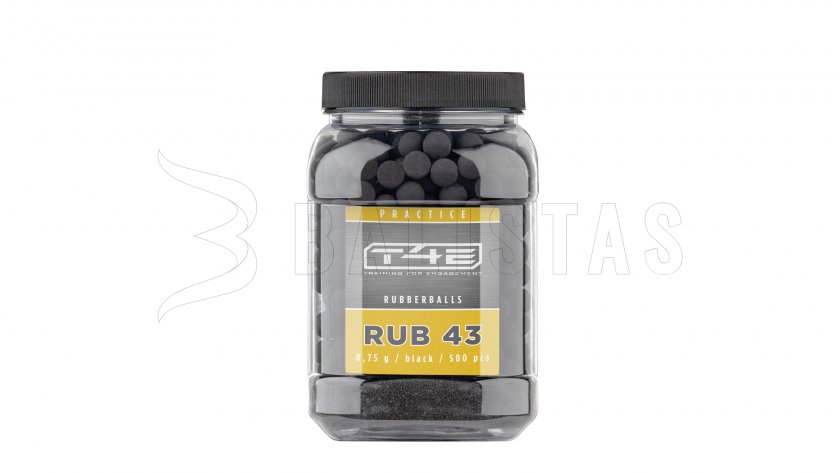 Pallini RAM T4E cal.43 in gomma RUB 500 pezzi