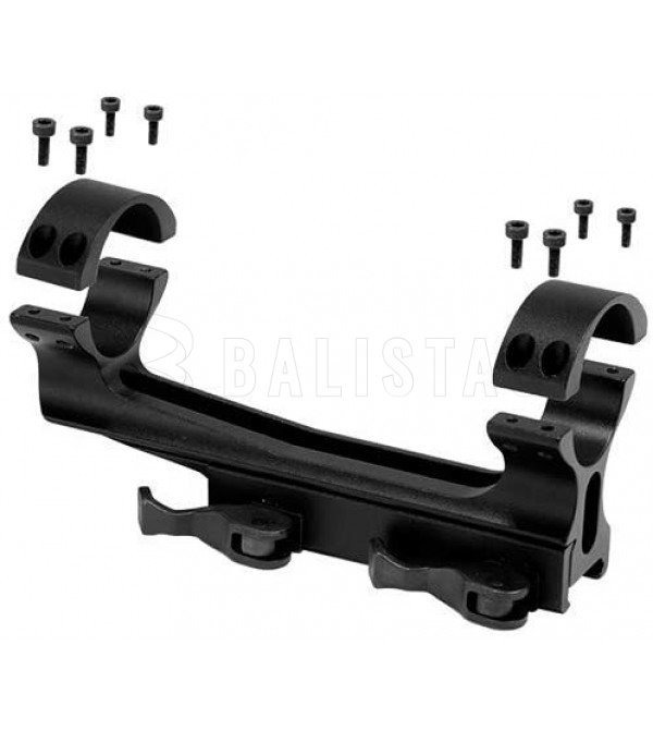 Montaggio ATN 22mm/30mm monopezzo ribassato a sgancio rapido