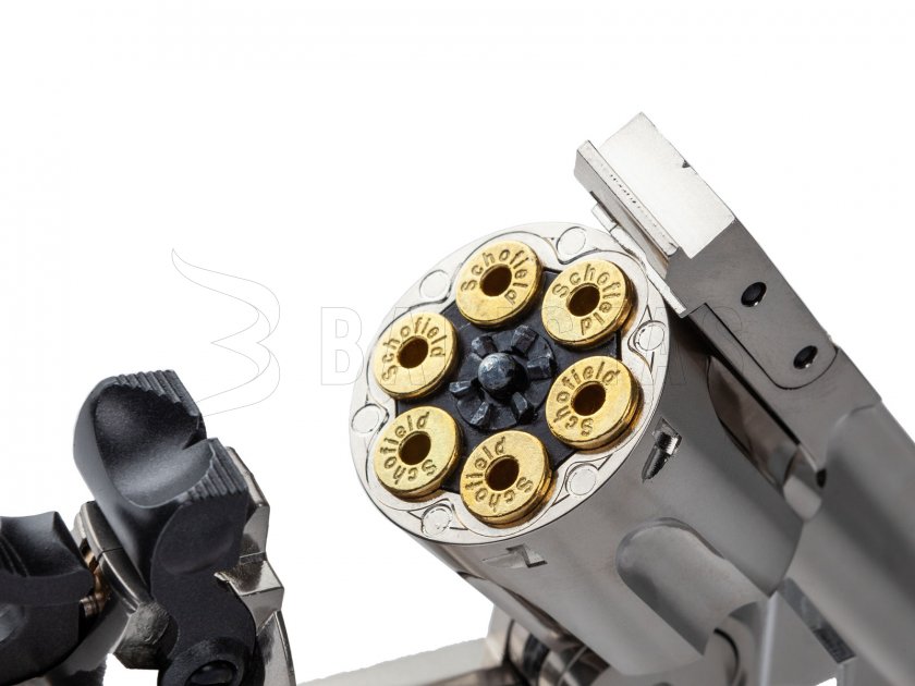 Revolver ad aria compressa ASG Schofield 6" Silver 4,5mm Diabolo