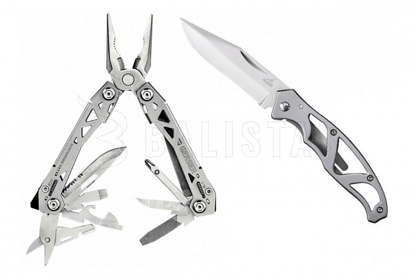 Set Pinza Gerber Suspension-NXT + Coltello Mini Paraframe, Scatola regalo