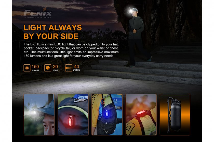 Torcia ricaricabile Fenix E-LITE