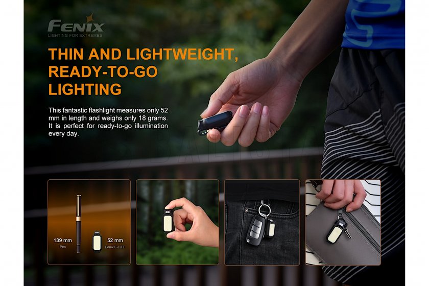 Torcia ricaricabile Fenix E-LITE