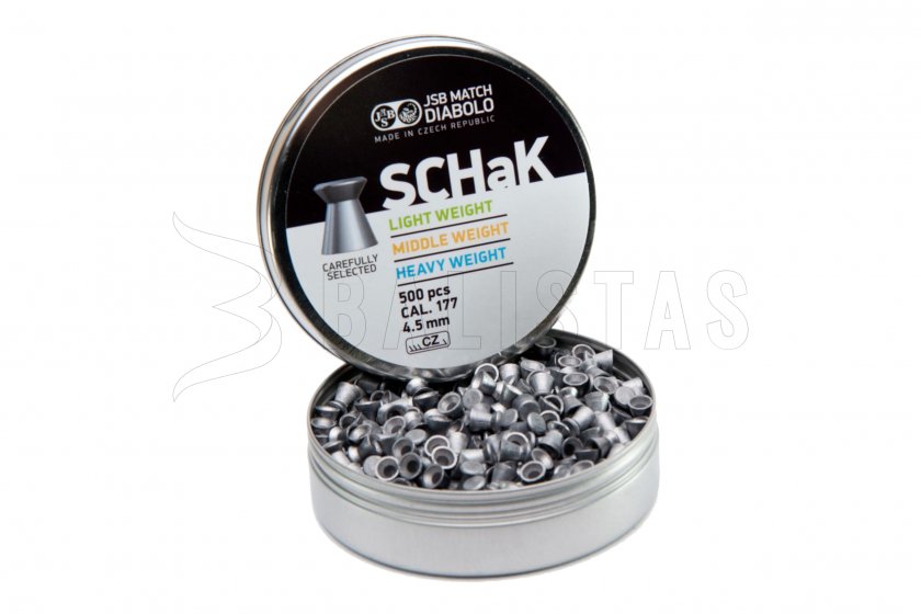 Diabolo JSB SCHaK 4,50mm 0,520g 500pz