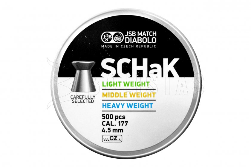 Diabolo JSB SCHaK 4,50mm 0,520g 500pz