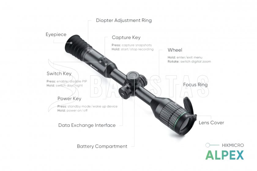 Visore notturno Hikmicro ALPEX A50T 850nm