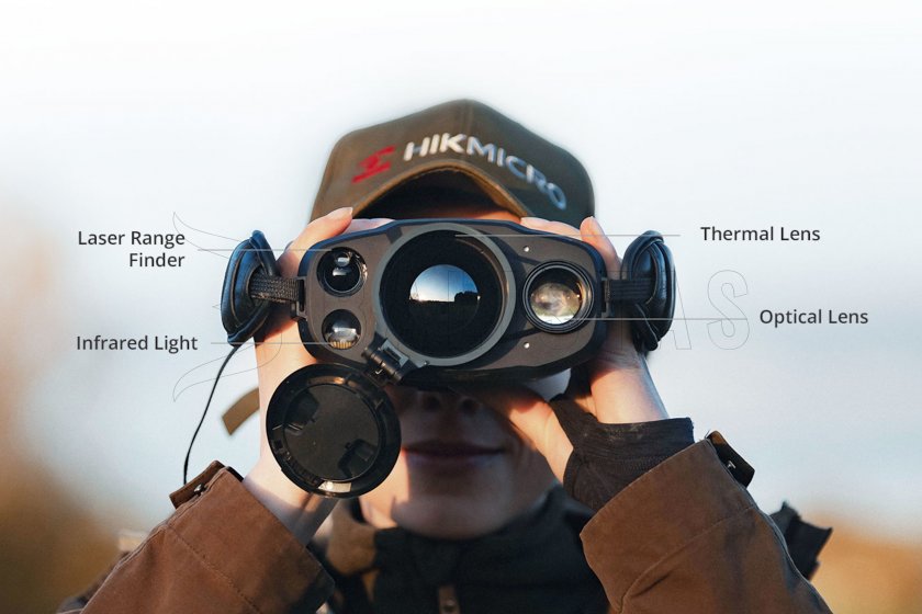 Binocolo LRF a fusione termica Hikmicro RAPTOR RQ50LN