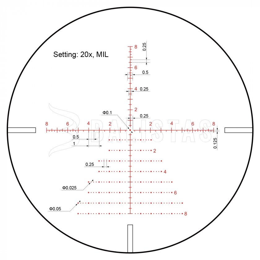 Cannocchiale Vector Optics Continental x6 5-30X56 Tactical SFP ARI VCT-20A MRAD