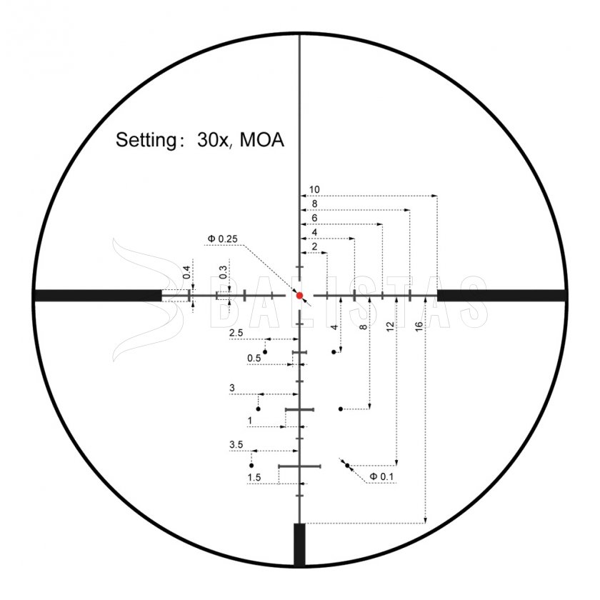 Cannocchiale Vector Optics Continental x6 5-30X56 SFP VECON-CDM MOA