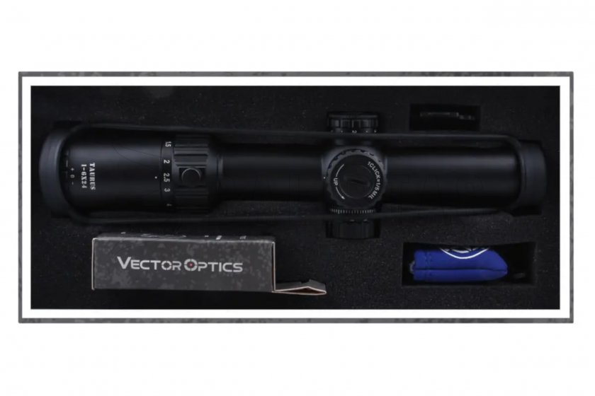 Cannocchiale Vector Optics Tauron 1-6X24 FFP VTC-CMIL MRAD