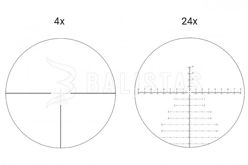Cannocchiale Vector Optics Continental x6 4-24x56 FFP VCT-34 MRAD