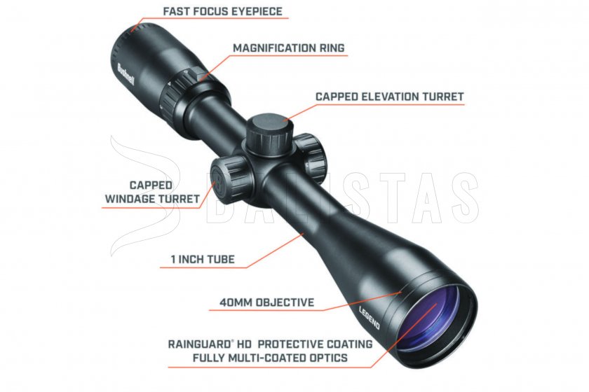 Cannocchiale Bushnell Legend 3-9x40mm SFP Multi-X Illuminated MOA