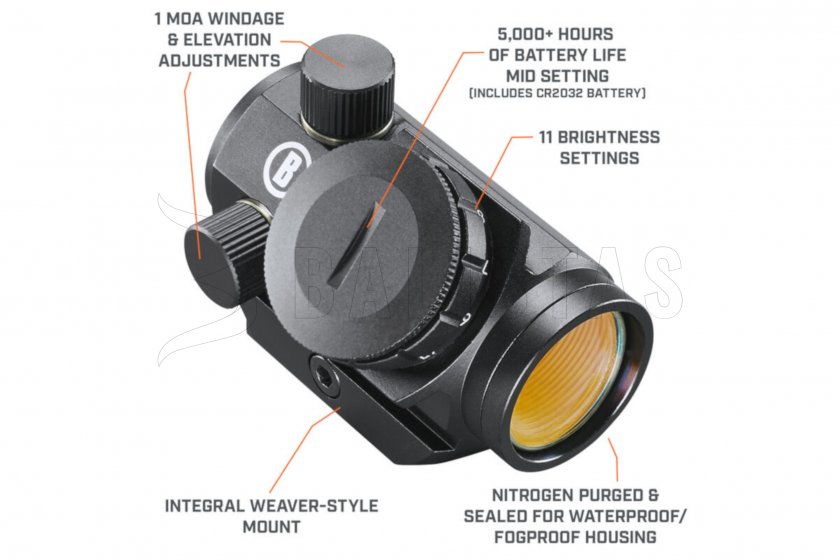 Red Dot Bushnell Trophy TRS-25, punto rosso 3 MOA