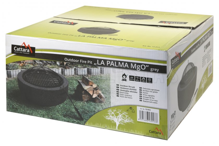 Braciere LA PALMA grigio MgO