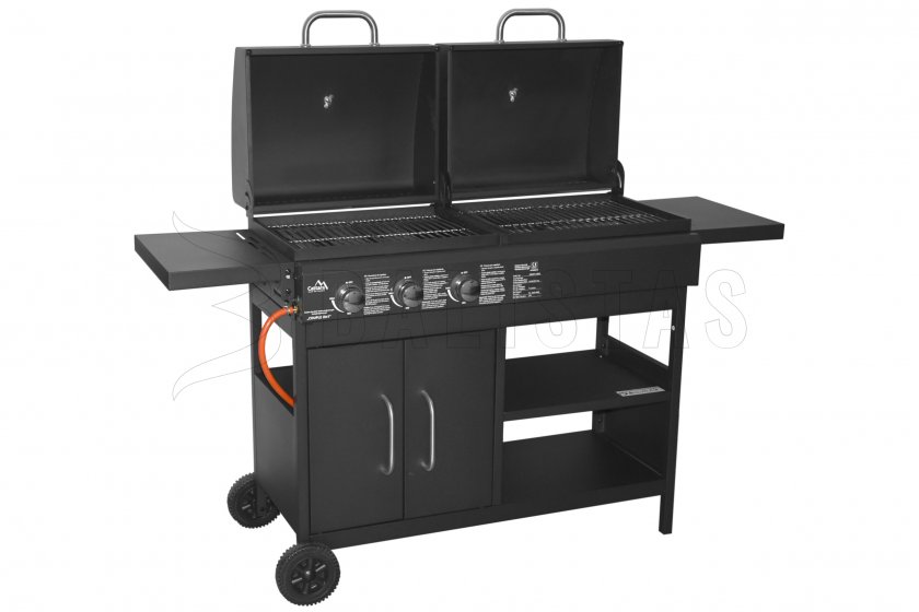 Griglia Cattara COUPLE 2in1 Gas / Carbone di legna