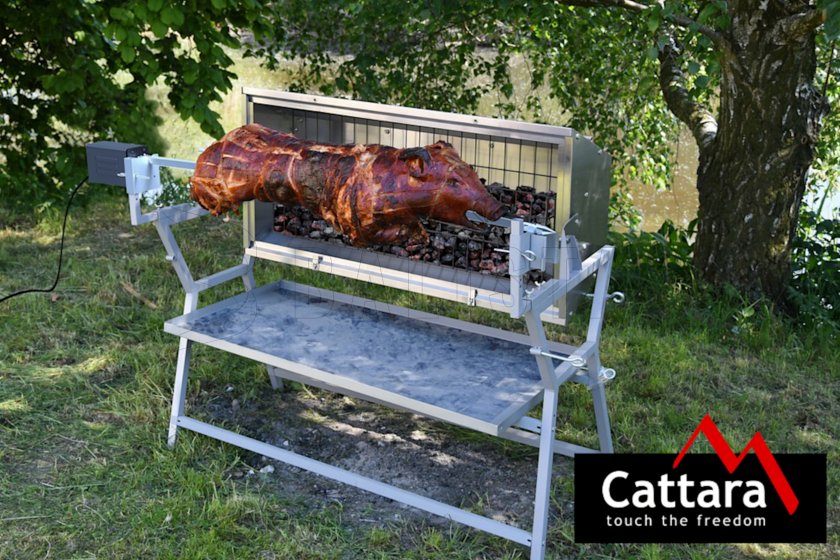 Griglia Cattara PIGLET con azionamento elettrico